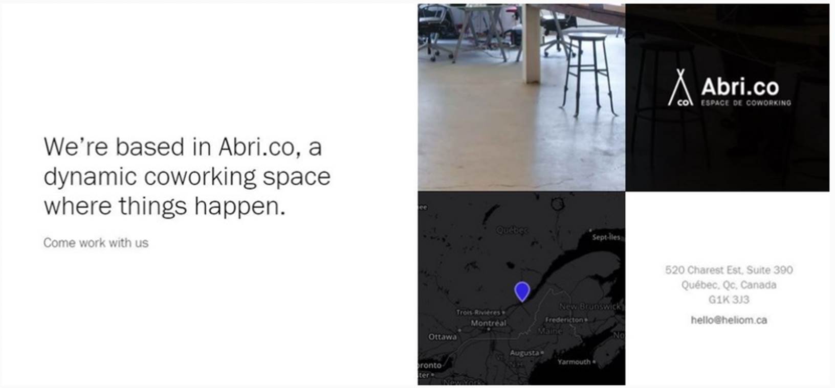 Пользователь последовательно проводит взглядом по квадратам, добираясь до самой важной информации в нижних блоках.