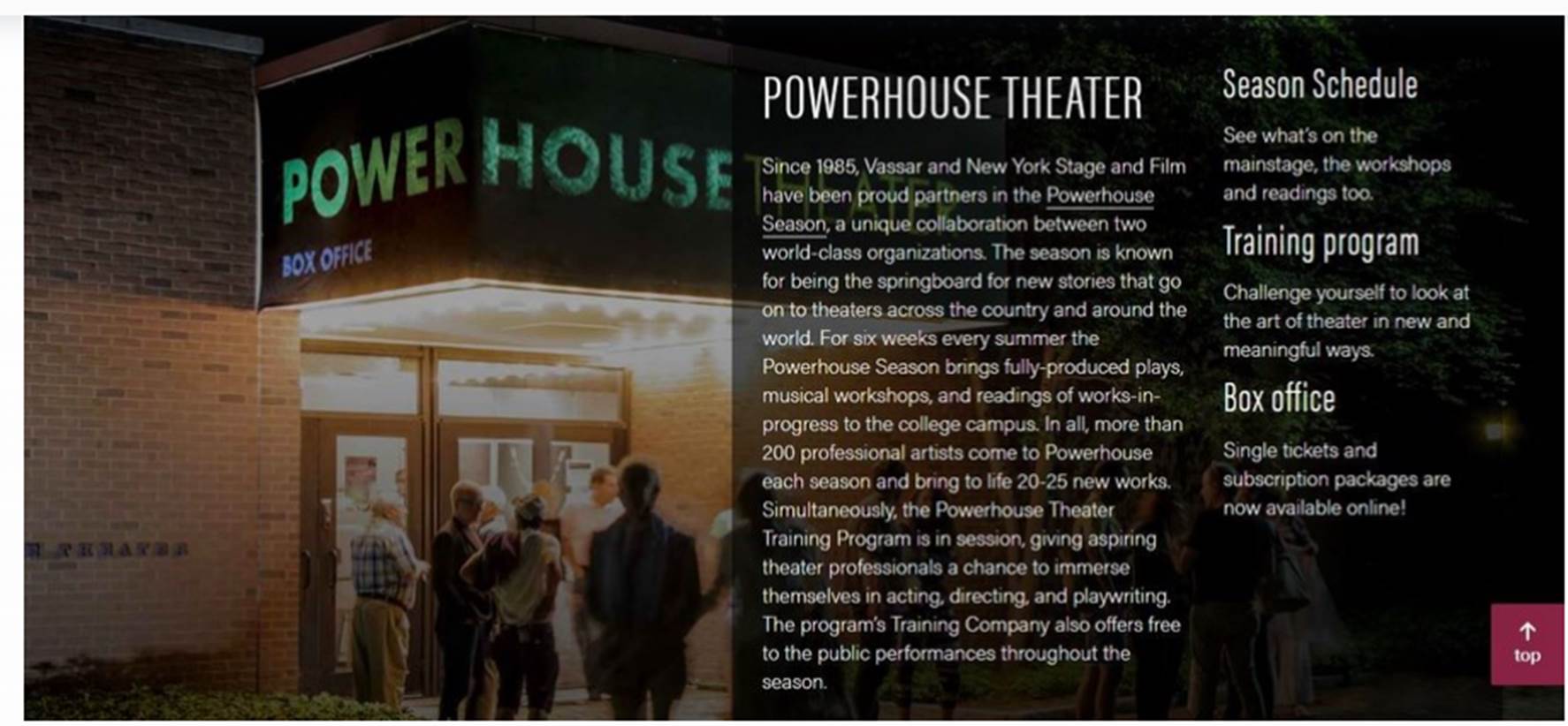 Шрифт в правом столбце слегка увеличен, чтобы привлечь внимание к небольшим блокам текста.