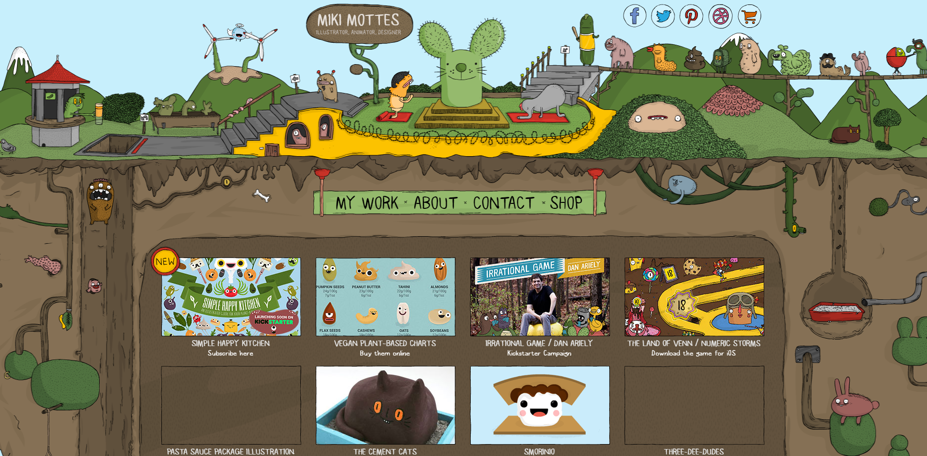 Mikimottes - весь "подземный" контент перед вами