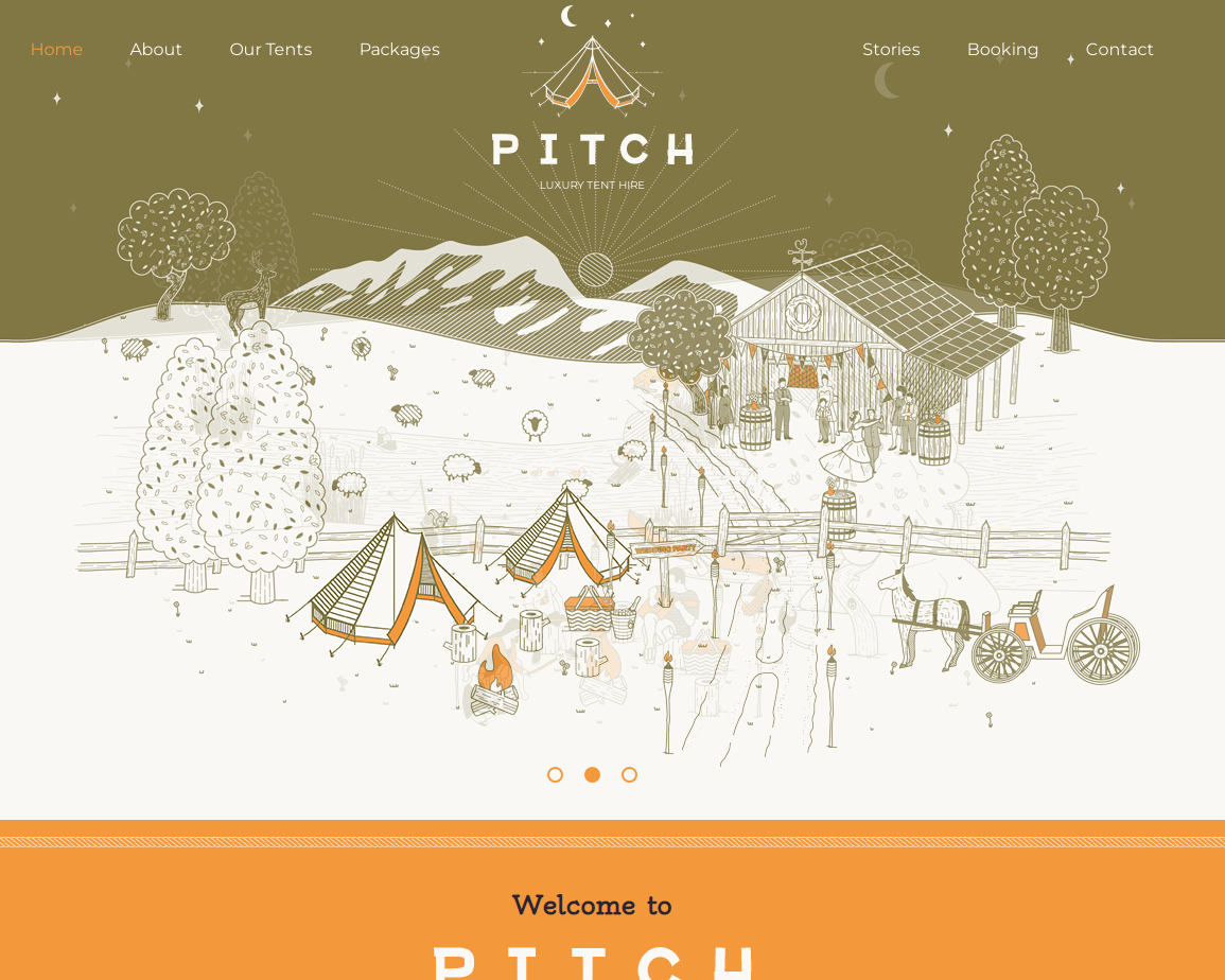 Pitch-tents - отсылка к временам наших прадедушек