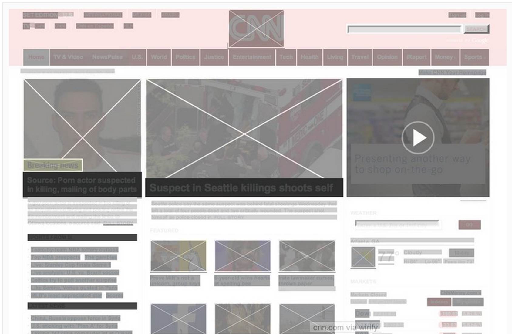 Пример работы wirify.